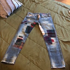 Ralph Lauren Flannel Patchwork Jeans (26)